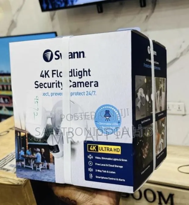 Shop Quality Swann Floodlight Security Camera (Swifi-4kflocam) · Photo 1