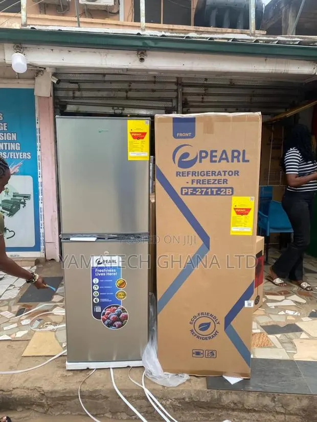 Brand New PEARL 215 Litre Double Door Refrigerator With Top Freezer · Photo 1