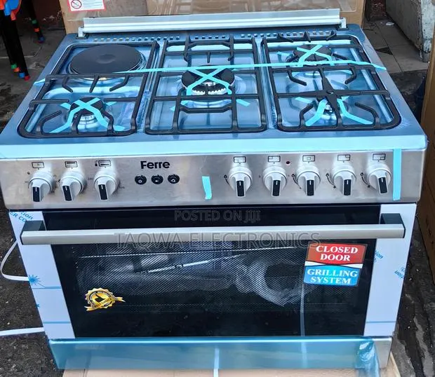 Ferr 1 Electric 4 Gas 5 Burner Gas Cooker · Photo 1