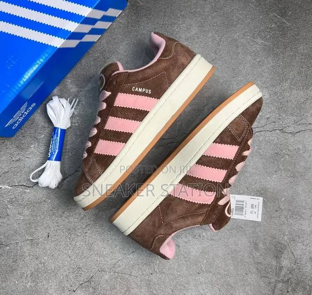Adidas Campus Brown/ Pink Available · Photo 1
