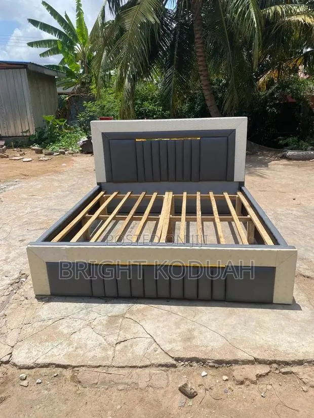 Black Ash Double Bed Frame · Photo 1