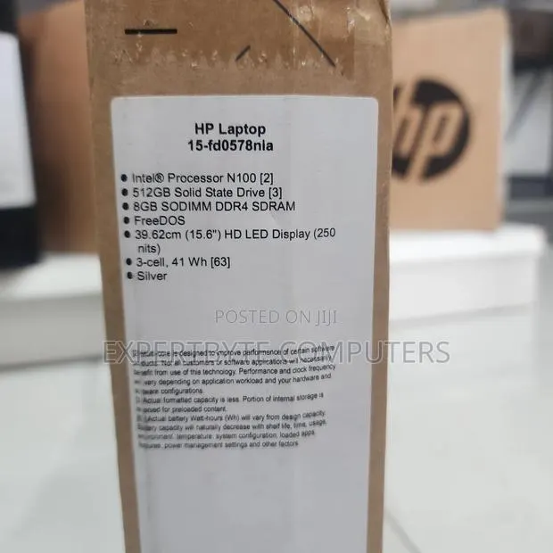 New Laptop HP 15 8GB Intel Celeron SSD 512GB · Photo 1