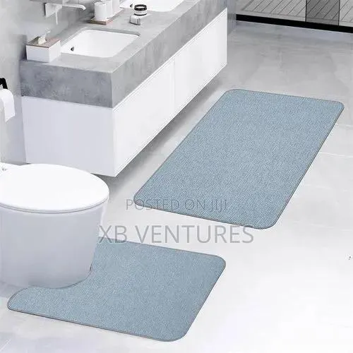 2pcs Bath Mat, Quick Dry Non-Slip Runner Rug for Bathroom Home Decor · Photo 1