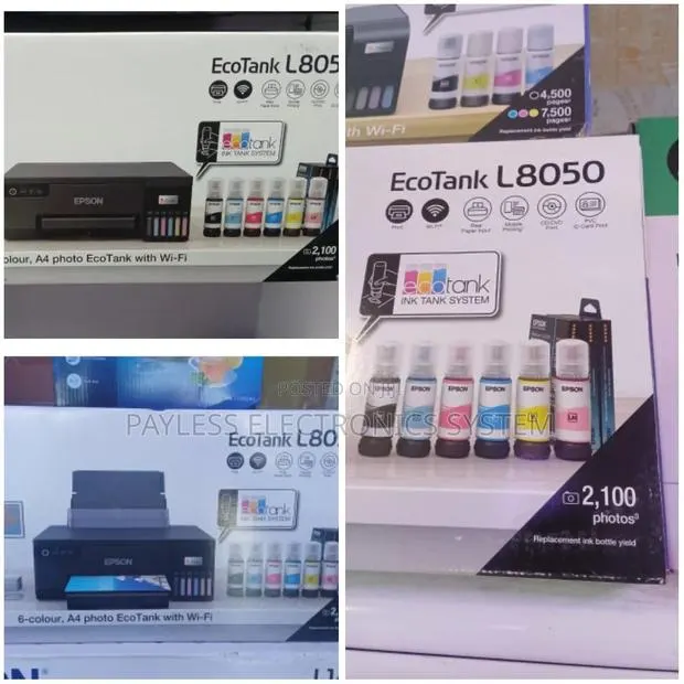 Ecotank L8050 A4 Wi-Fi Ink Tank Photo Printer · Photo 1