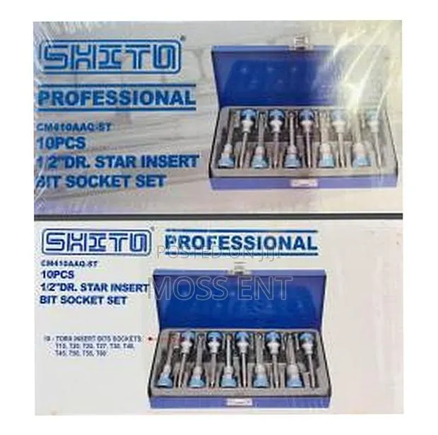 10pcs 1/2inch Dr. Insert Socket Set - Cm410aaq-St · Photo 1