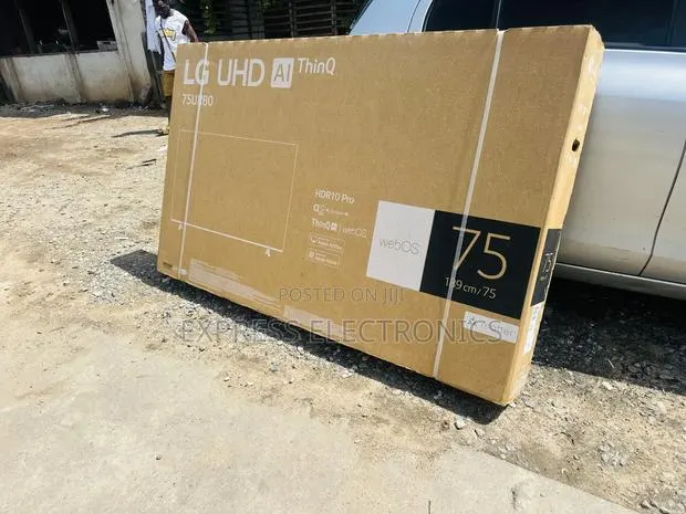 Grab the New LG UHD UR80 75 Inch 4K Smart TV, 2023 75UR80006LJ Slim TV · Photo 1