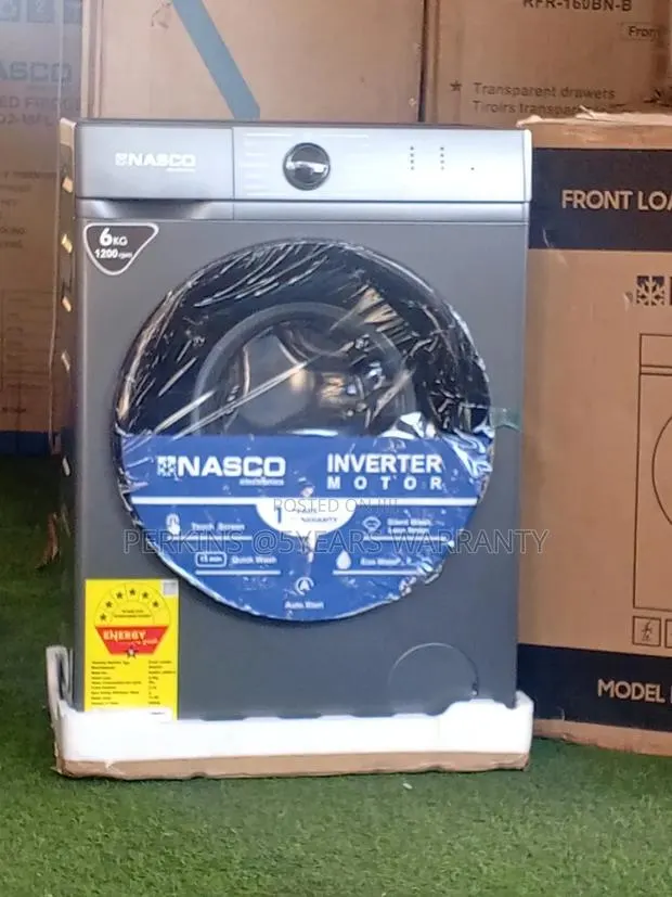 Heavy-Duty Nasco 6kg Front Load Washing Machine · Photo 1