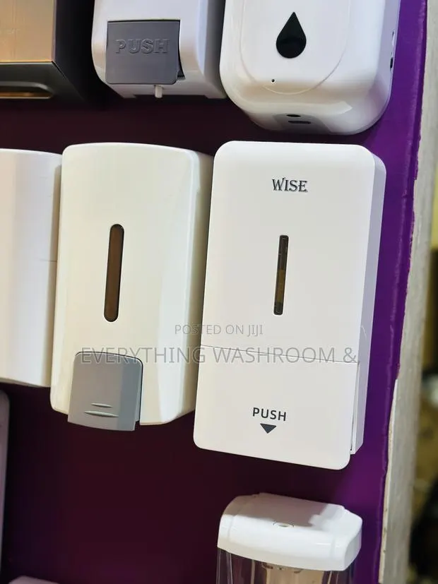 Wise Wall-mount Manual Soap Dispenser–Modern Soap Dispenser. · Photo 1