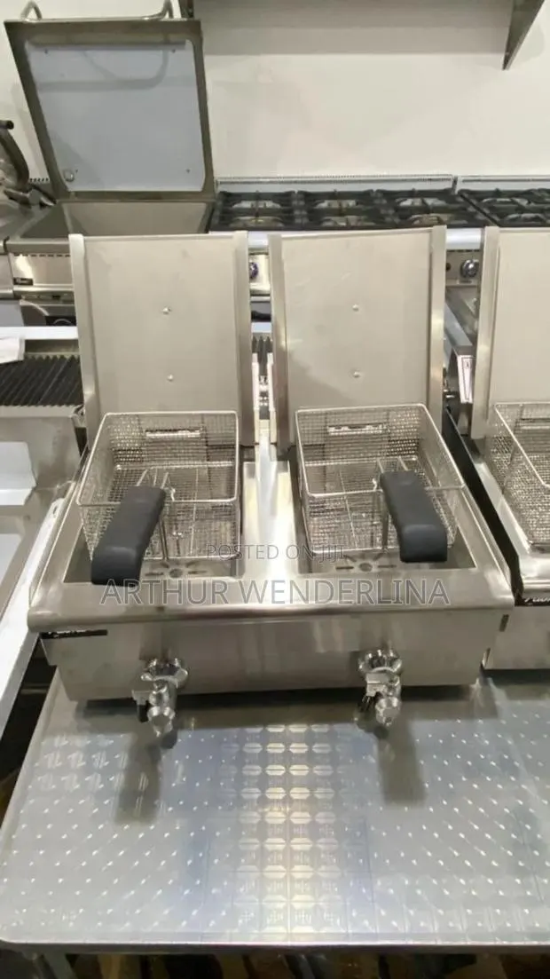 10L + 10L Table Top Commercial Double Deep Fryer for Restaurants Etc. · Photo 2
