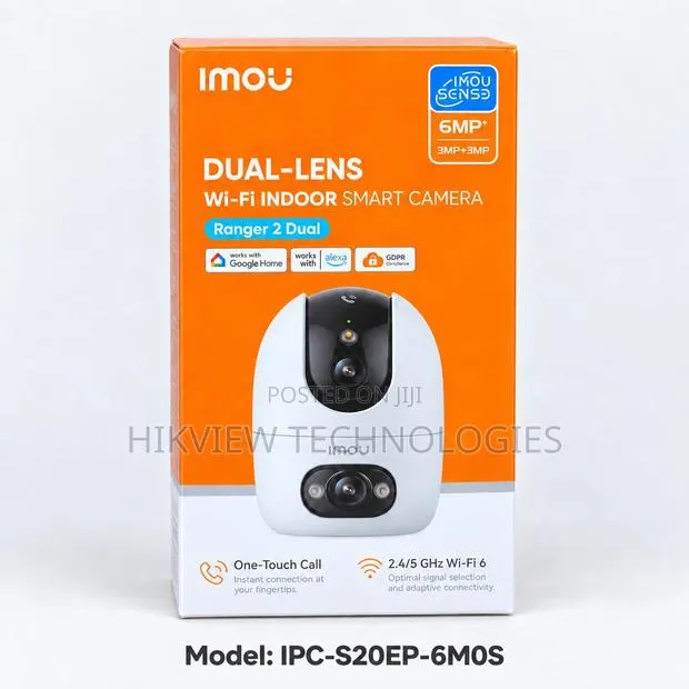 IMOU IPC-S20EP-6M0S Ranger 2 Dual 6MP Indoor Wi-Fi 6 Security Camera · Photo 1
