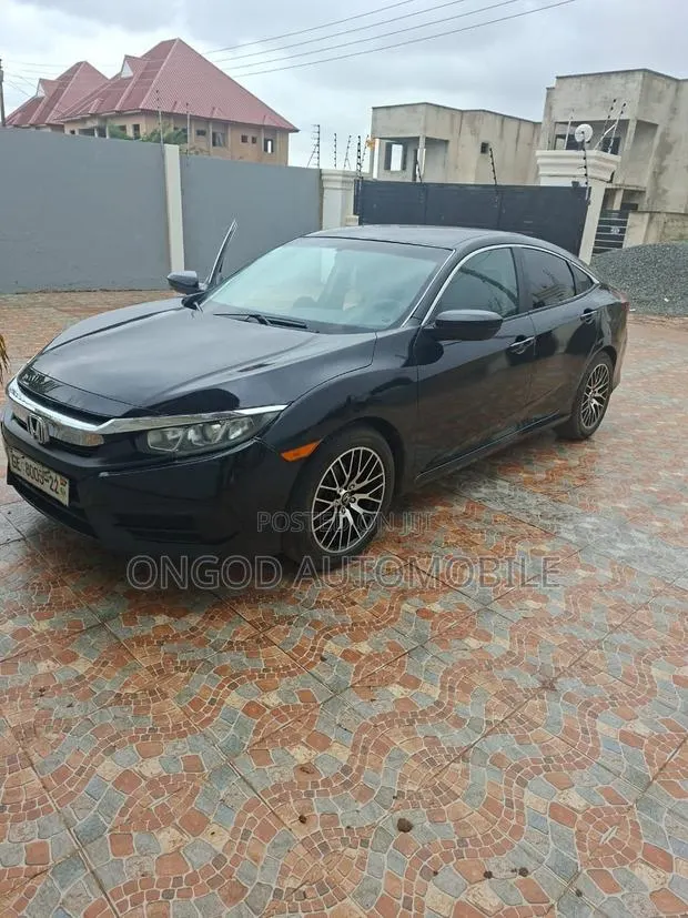 Honda Civic LX 4dr Sedan (2.0L 4cyl) 2017 Blue · Photo 1
