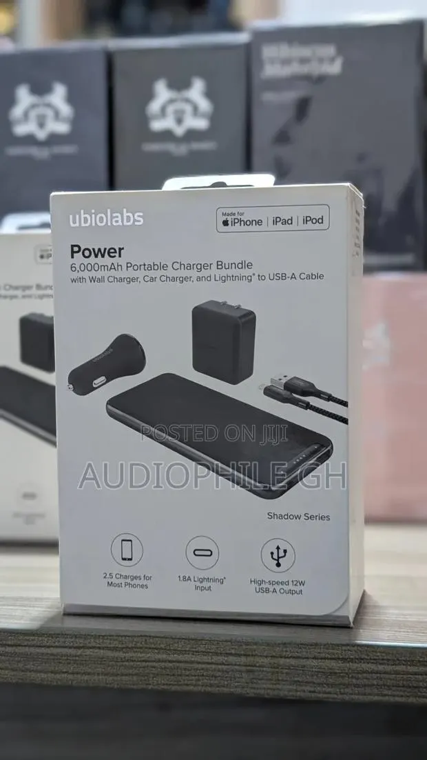 Ubiolabs 6000 mAh Portable Charger Bundle With Power Bank · Photo 1