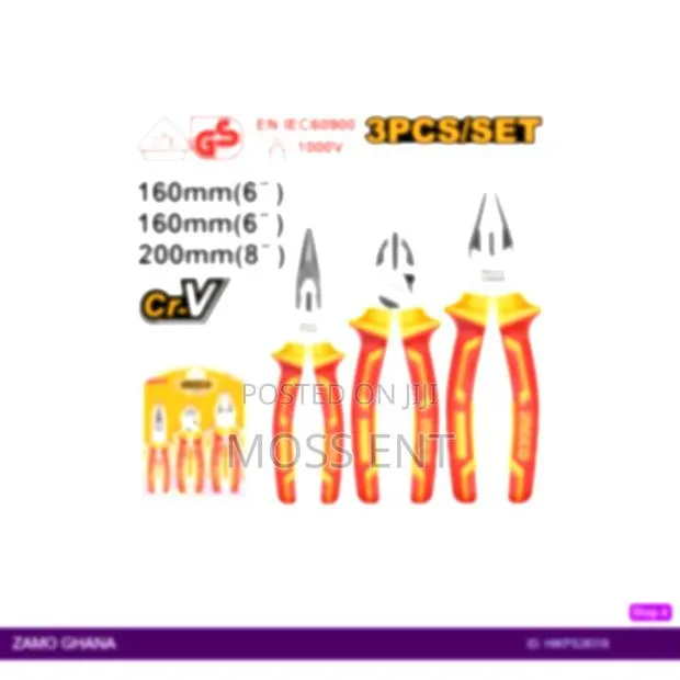 3 PCS Insulated Pliers - Hikps28318 · Photo 1