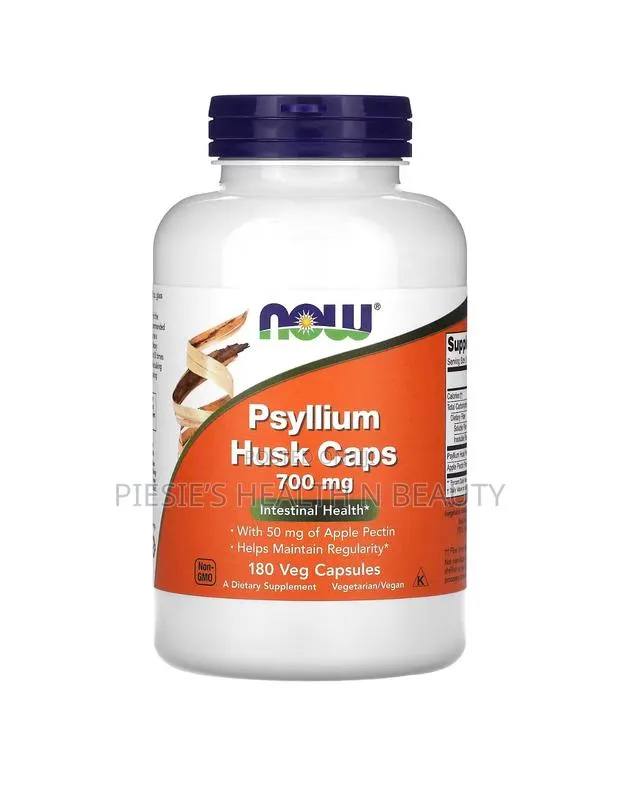 Now Foods Psyllium Husk 700 Mg - 180 Veg Capsules · Photo 1