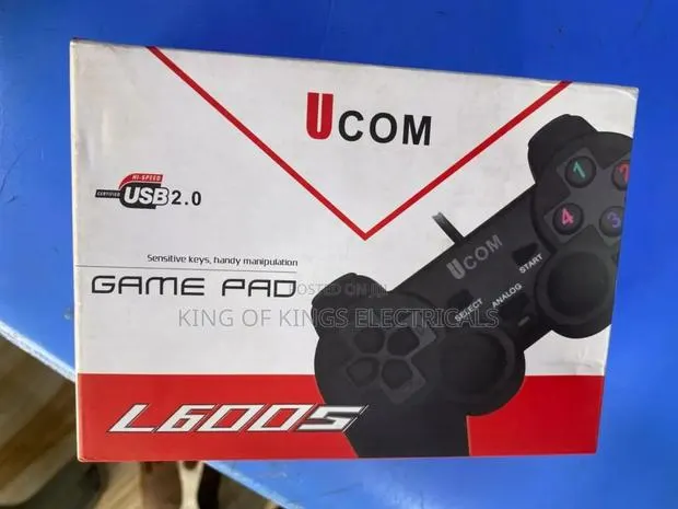 Ucom L6005 Usb Game Pad(Single Pad)–Ergonomic Controler for Pc Console · Photo 1