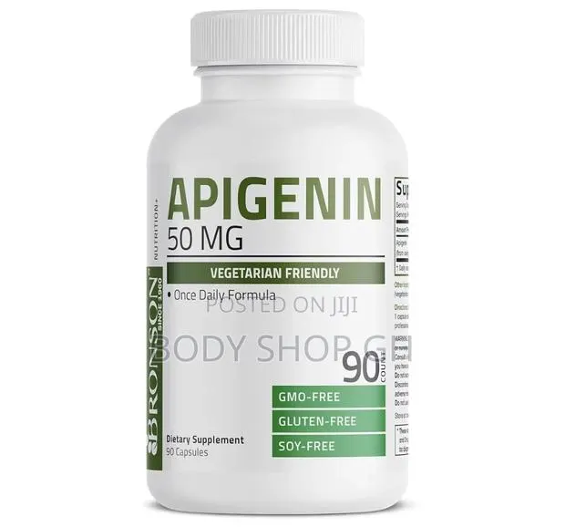 Bronson Apigenin 50mg Apium Graveolens Once Daily Formula, 90 Capsules · Photo 1