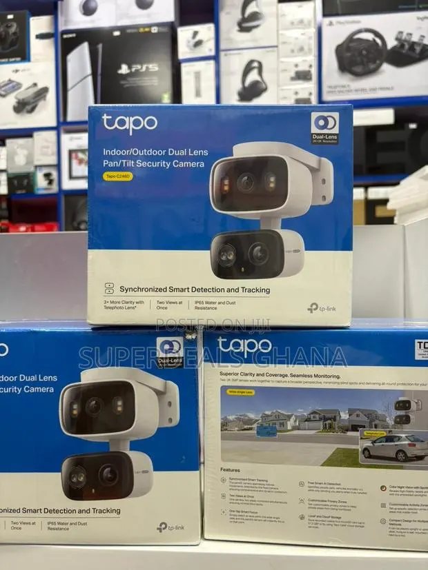 Tapo C246d Indoor/Outdoor Dual Lens Pan/Tilt Security Camera · Photo 1