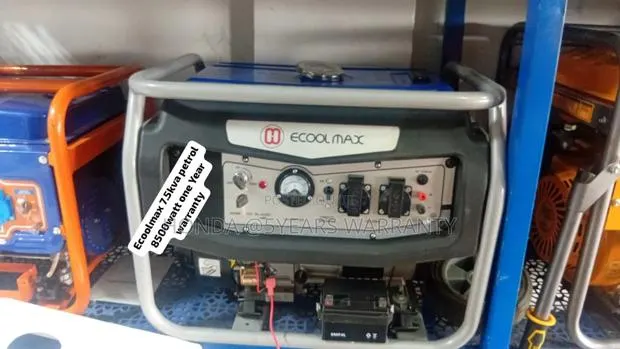 8500watt Ecoolmax Petrol 7.5kva Generator Keystart 7.5kva · Photo 1