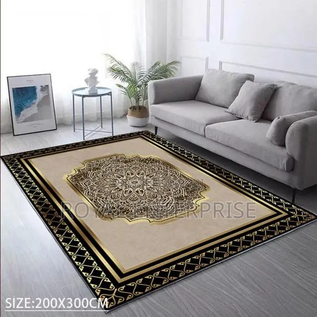 Elegant 3d Crystal Velvet Carpet for Luxury Homes ( 200/300cm ) · Photo 1