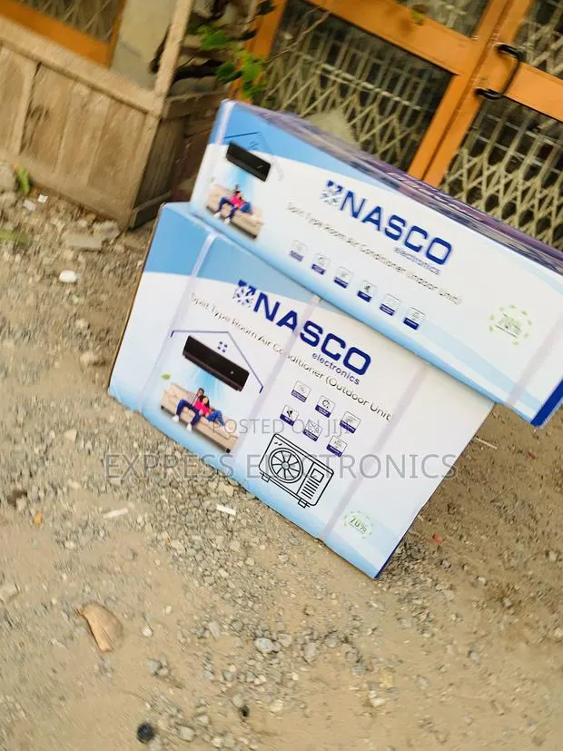 Spectacular Performance Black Air Conditioner 2.0hp Nasco Split R410 · Photo 1