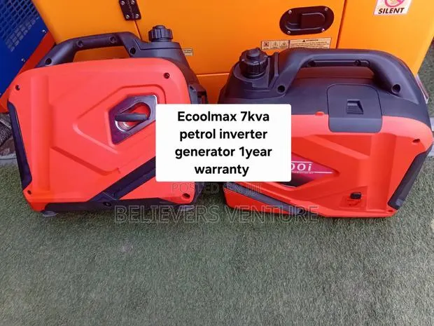 Ecoolmax 7kVA Inverter Generator – Reliable Power at Your Fingertips · Photo 1