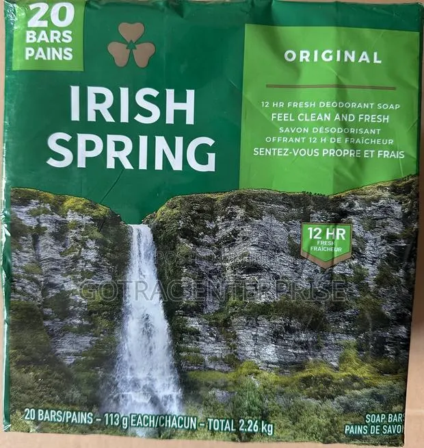 Irish Spring Canada Original Bar Soap (20 Bar Pack)