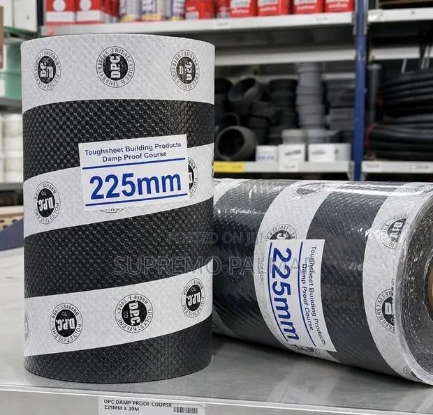 Toughsheet 9-Inch DPC Damp Proof Roll | 225mm X 30m Building Barrier · Photo 1