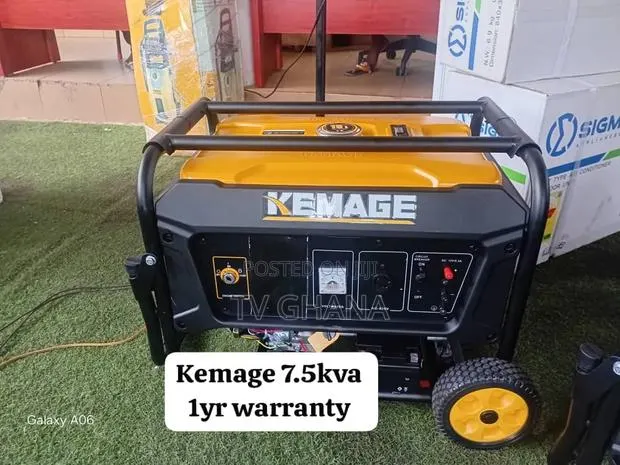 Kemage 7.5KVA 8500W Generator – Powerful Home Office Backup7.5kva · Photo 1