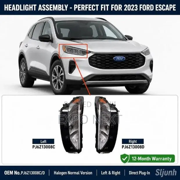 Ford Escape 2023 Halogen Head Lights · Photo 1