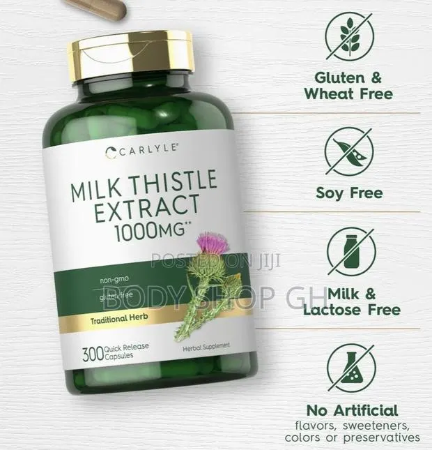 Liver Support Formula - Milk Thistle Extract for Liver Health + Detox · Photo 1