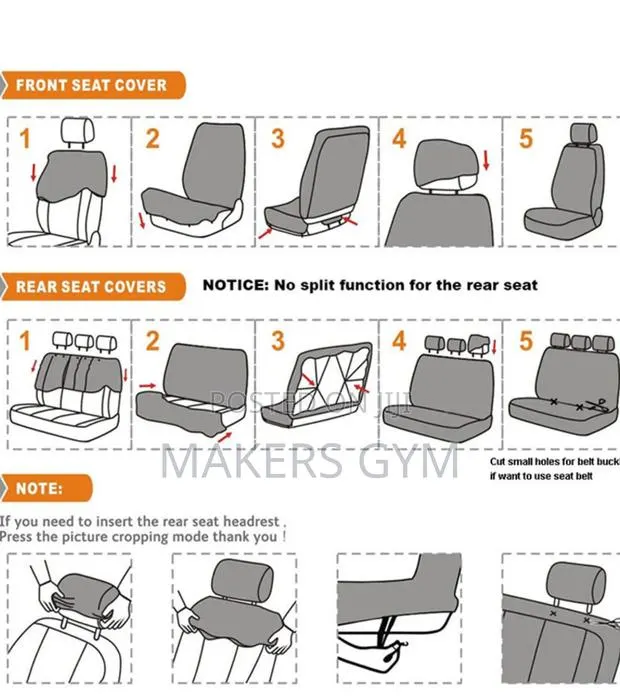 Car Seat Covers (Multiple Color ) All Cars · Photo 1