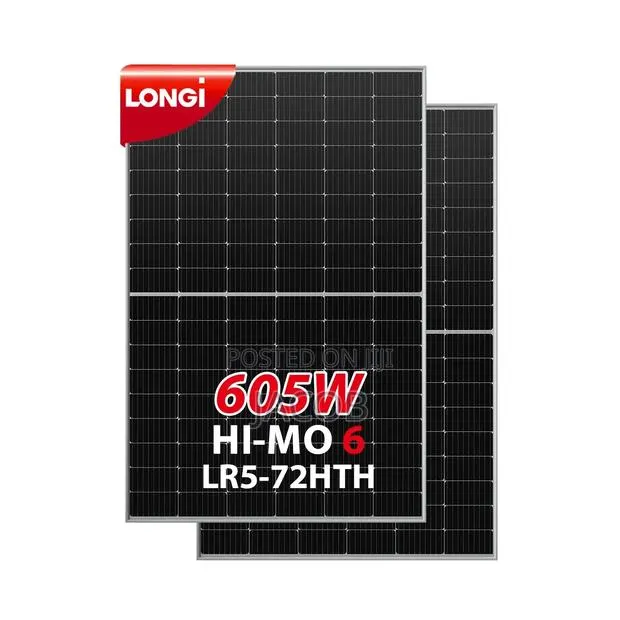 605w Bi-Facial Solar Panel · Photo 1