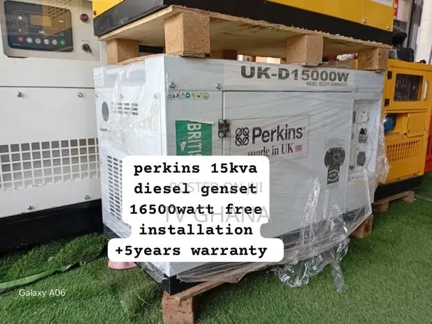 15kva Perkins Diesel Generator | Silent Type | Remote Start Included · Photo 1