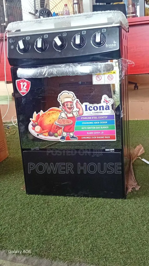 Icona Family Size 4 Burner Gas Cooker With Oven · Photo 1