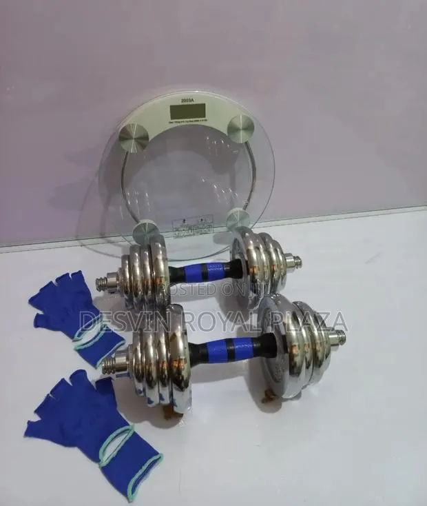 25kg Dumbbell + Digital Personal Weighing Scale · Photo 1