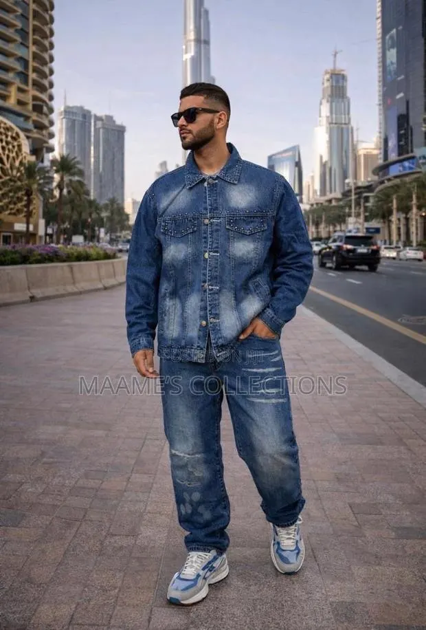 Men’S Denim Jeans Jacket Top And Down Available · Photo 1
