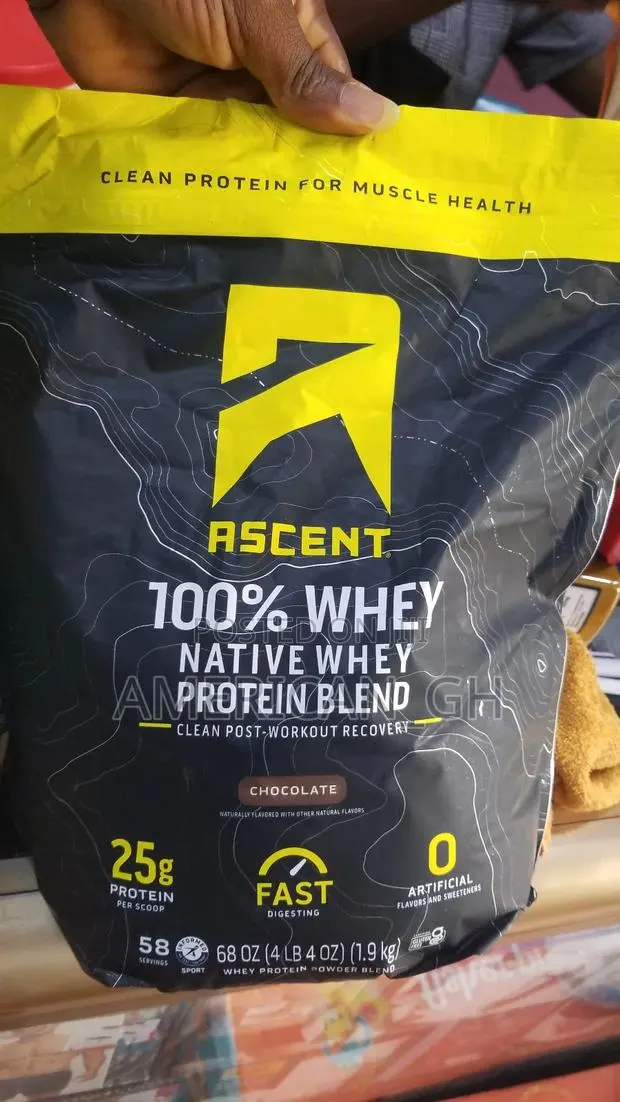 Ascent 100% Whey Protein (Zero Sugar) 4lb, 1.9kg · Photo 1