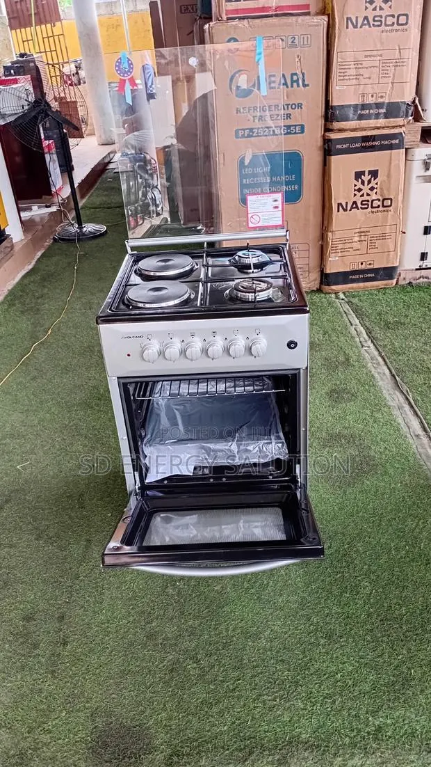 Volcano 4 Burner Cooker (2 Gas + 2 Electric) With Oven Grill · Photo 1