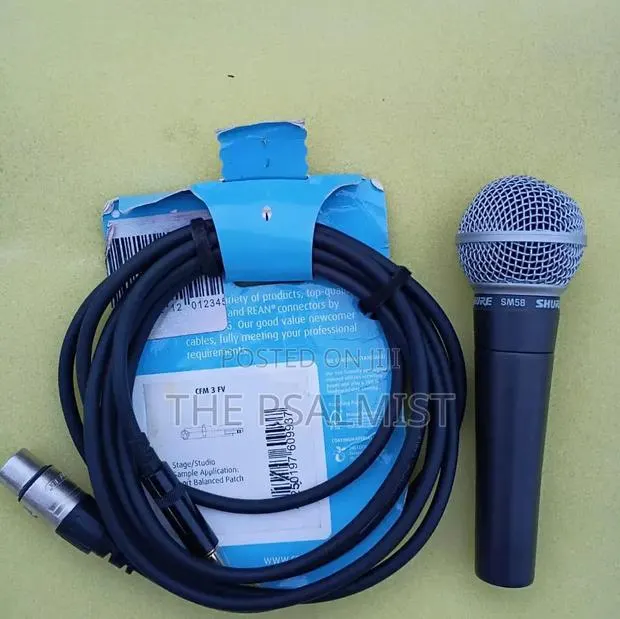 Shure Sm 58 Microphone With Cable · Photo 1