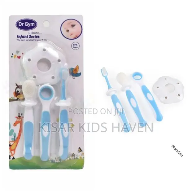 Dr Gym Toothbrush Set With Anti Choking Shield 0 to 2 Yrs · Photo 1