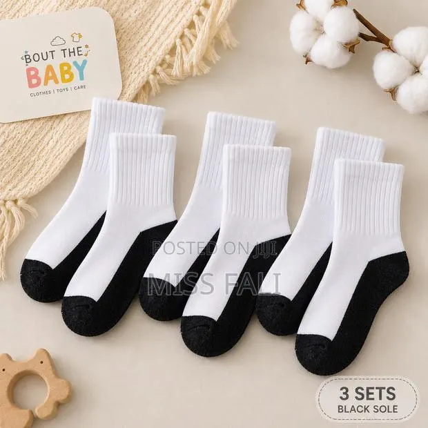 Ribbed Baby Socks(3pair Set). 1-3years and 3-6years. · Photo 2
