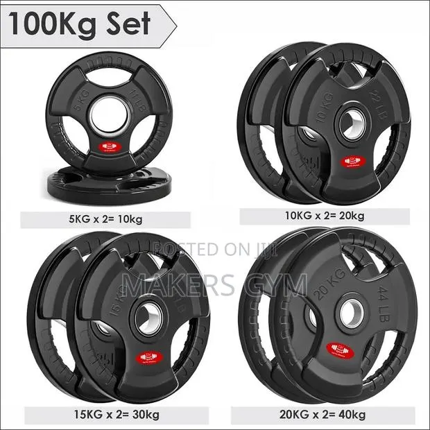 Olympic Weight Plate (100kg Set) · Photo 1