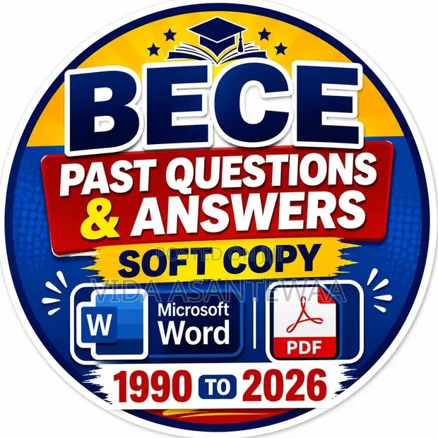 BECE Past Questions Soft Copy 1990 to 2026 · Photo 1