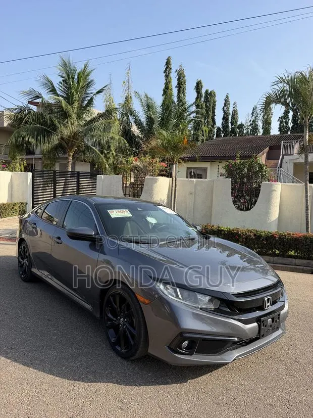 Honda Civic Sport Sedan 2019 Gray · Photo 1