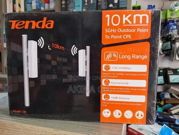 Tenda 06 5ghz Outdoor to Point Cpe · Photo 1