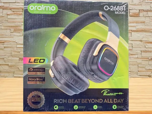 Oraimo O-268bt Portable Led Headphones · Photo 1