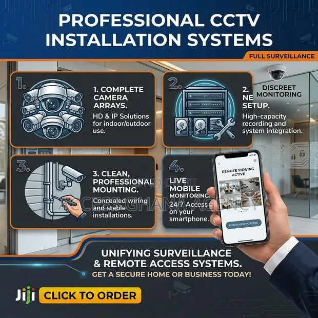 CCTV Camera Installation, Remote Mobile Viewing Maintenance · Photo 1