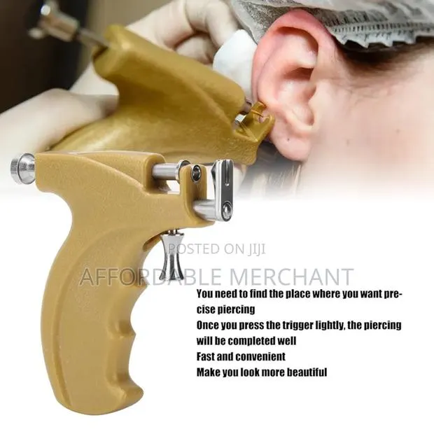 Professional Stainless Steel Ear Piercing Gun Kit, · Photo 1