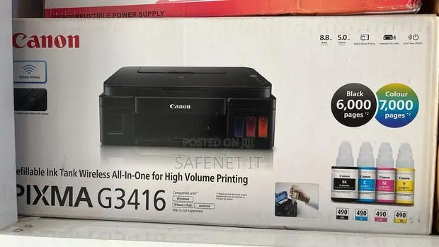 Canon Pixma Wireless Printer 3 in 1 Wi-Fi G3416 · Photo 1