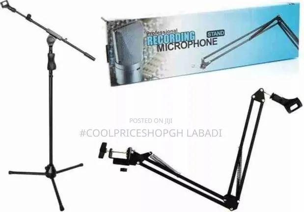 Adjustable Flexible Long Arm Microphone Holder Tripod Stand · Photo 1